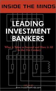 Cover of: Leading Investment Bankers by Inside the Minds