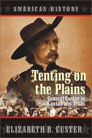 Cover of: Tenting On The Plains