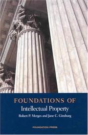 Cover of: Foundations of Intellectual Property