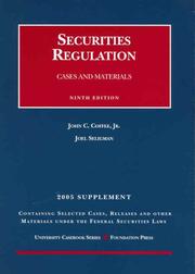 Cover of: Securities Regulation 2005 Supplement