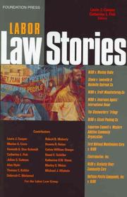 Cover of: Labor law stories