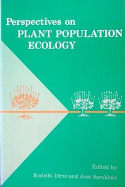 Cover of: Perspectives on plant population ecology | 