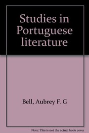 Cover of: Studies in Portuguese literature