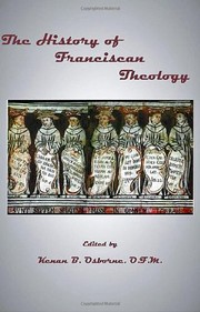 Cover of: History of Franciscan Theology (Theology Series) by Kenan Osborne