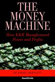 Cover of: The Money Machine by Sarah Bartlett