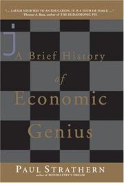 Cover of: A Brief History of Economic Genius by Paul Strathern