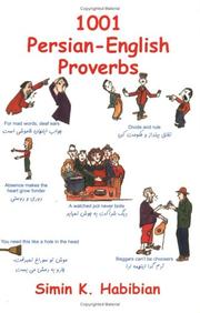 Cover of: One Thousand & One Persian-English Proverbs: Learning Language and Culture Through Commonly Used Sayings