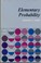 Cover of: Elementary probability