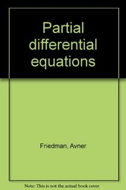 Cover of: Partial differential equations | Avner Friedman