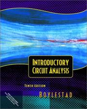 Cover of: Introductory Circuit Analysis (10th Edition) by Robert L. Boylestad, Robert L. Boylestad