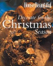 Cover of: House Beautiful Decorate for the Christmas Season (House Beautiful)