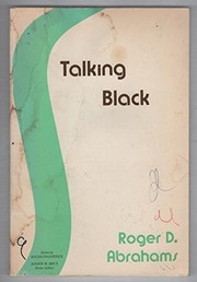 Cover of: Talking Black | Roger D. Abrahams