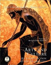 Cover of: Arts and Culture by Janetta Rebold Benton, Robert DiYanni