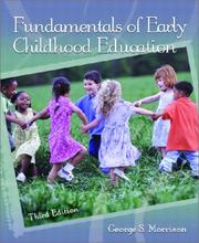 Cover of: Fundamentals of early childhood education