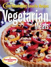 Cover of: Vegetarian meals by the editors of Good housekeeping.