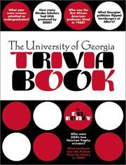Cover of: The University of Georgia Trivia Book