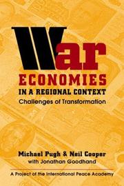 Cover of: War Economies in a Regional Context by Michael C. Pugh, Neil Cooper, Jonathan Goodhand