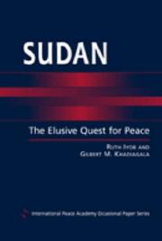 Cover of: Sudan: The Elusive Quest for Peace (International Peace Academy Occasional Paper)