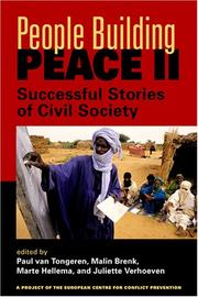 Cover of: People Building Peace Ii: Successful Stories Of Civil Society (Project of the European Centre for Conflict Prevention)
