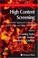 Cover of: High Content Screening