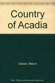 Cover of: The country of Acadia