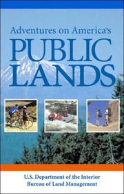 Cover of: Adventures on America's Public Lands