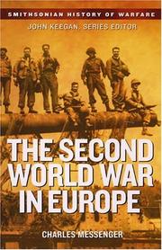 Cover of: The Second World War in Europe by Charles Messenger