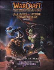 Cover of: Warcraft: Alliance & Horde Compendium (Warcraft)
