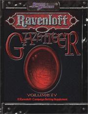 Cover of: Ravenloft Gazetteer, vol IV (d20 3.5 Fantasy Roleplaying, Ravenloft Setting)
