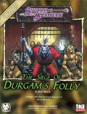 Cover of: The Siege of Durgam's Folly (Sword Sorcery)