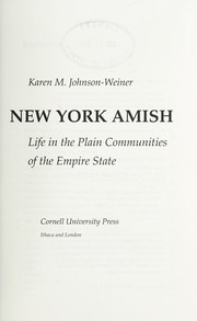 Cover of: New York Amish | Karen Johnson-Weiner