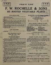 Re-rooted vegetable plants by F.W. Rochelle and Sons