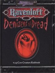 Cover of: Denizens of Dread (Ravenloft d20 3.5 Horror Roleplaying)