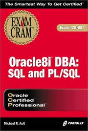 Cover of: Oracle8i DBA: SQL and PL/SQL Exam Cram (Exam: 1Z0-001)
