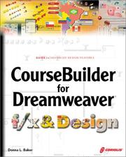 Cover of: CourseBuilder for Dreamweaver f/x & Design by Donna L. Baker