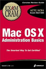 Cover of: Mac OS X administration basics exam cram