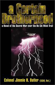 Cover of: A Certain Brotherhood: A Novel of the Secret War over the Ho Chi Minh Trail
