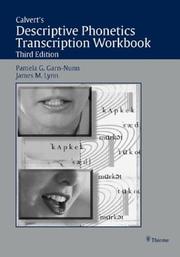 Cover of: Descriptive Phonetics Transcription Workbook