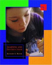 Cover of: Learning and Instruction | Richard E. Mayer
