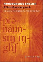 Cover of: Pronouncing English by Richard V. Teschner