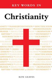 Cover of: Key Words in Christianity (Key Words Guides) by Ron Geaves