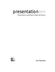 Cover of: Presentation zen by Garr Reynolds
