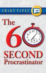 Cover of: The 60 Second Procrastinator (Smart Tapes) by Jeff Davidson