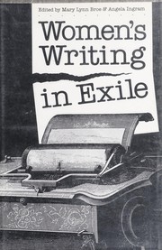 Cover of: Women's writing in exile