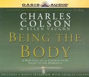 Cover of: Being The Body