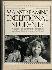 Cover of: Mainstreaming Exceptional Students | Jane B. Schulz