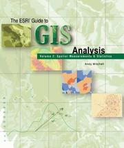 Cover of: The ESRI Guide to GIS Analysis: Volume 2: Spatial Measurements and Statistics