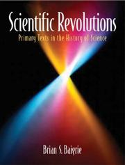 Cover of: Scientific Revolutions: Primary Texts in the History of Science