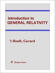 Cover of: Introduction to general relativity