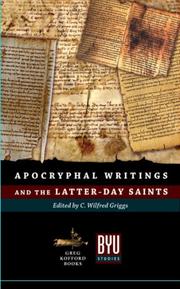 Cover of: Apocryphal Writings And the Latter-day Saints